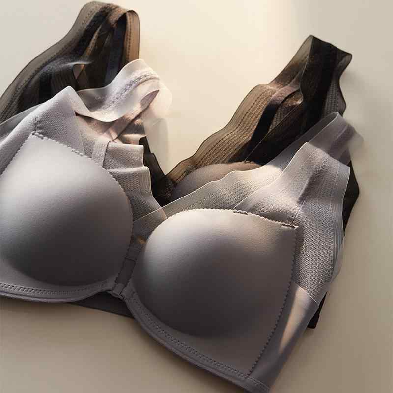 ブラジャー レディース Aカップ Cカップ 寄せ上げ ノンワイヤー 谷間メイク 脇高 補正 薄手2