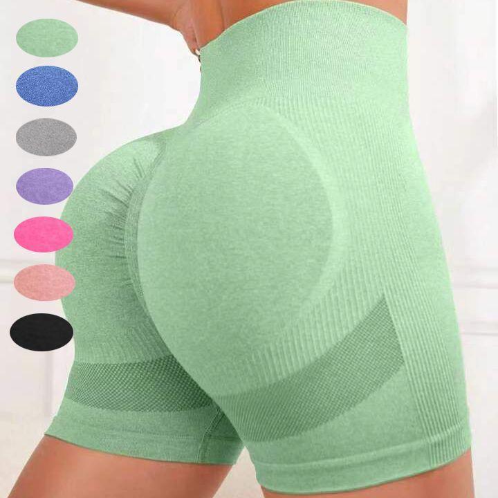 ヨガパンツ レディース ハイウエスト ヒップアップ ショートパンツ シームレス 健身 ランニング スポーツ ウェア ショーツ スパッツ トレーニング 吸汗速乾2