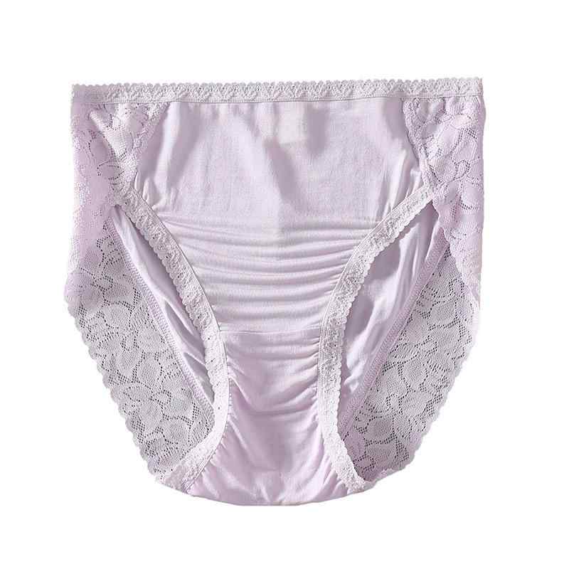 下着 レディース シルク ニット 三角パンツ レース シ