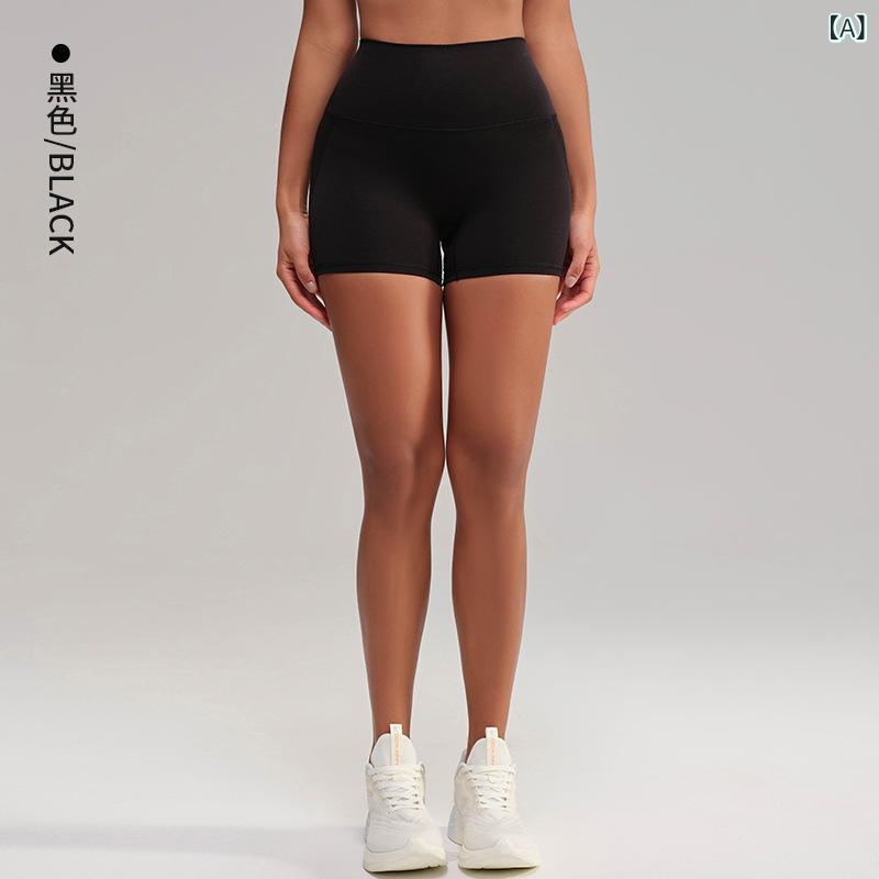 ヨガパンツ レディース 高腰 提臀 ショートパンツ スポーツ 短パン ランニング ウェア 接触冷感 伸縮性 ジム フィットネス