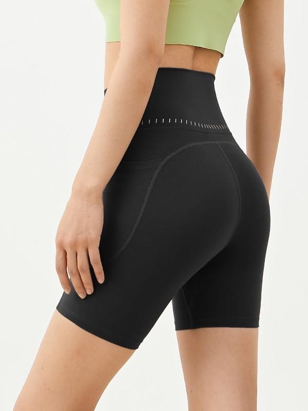 ヨガパンツ レディース 高腰 スポーツ 短パン アウトドア トレーニング ウェア ヒップアップ 接触冷感 伸縮性