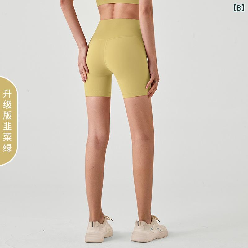 ソファポテトのヨガパンツ レディース 春夏 高機能 速乾 高腰 ヒップアップ スポーツ 短パン トレーニング ウェア 接触冷感｜アングル3