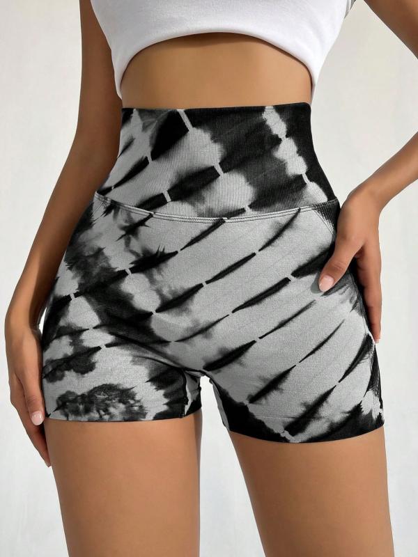 ヨガパンツ レディース 高腰 收腹 スポーツパンツ シームレス 扎染 ピーチヒップ ヒップアップ トレー..