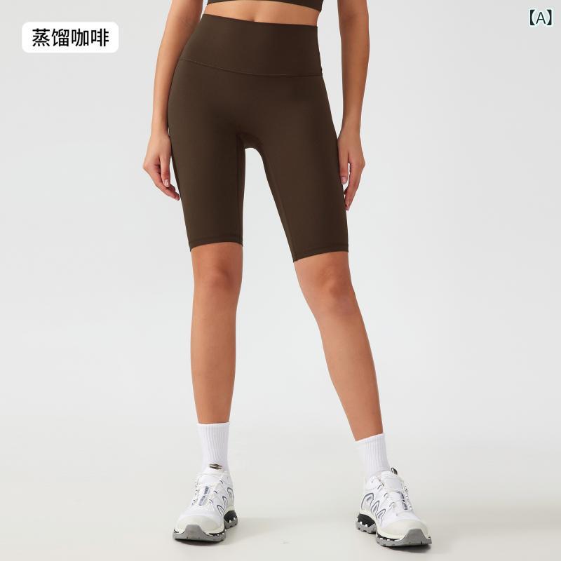 乐天商城 - ヨガパンツ レディース 5分丈 短パン スポーツ レギンス スパッツ ハイウエスト 伸縮性 吸湿速乾 体型カバー トレーニング フィットネス ランニング ジム
