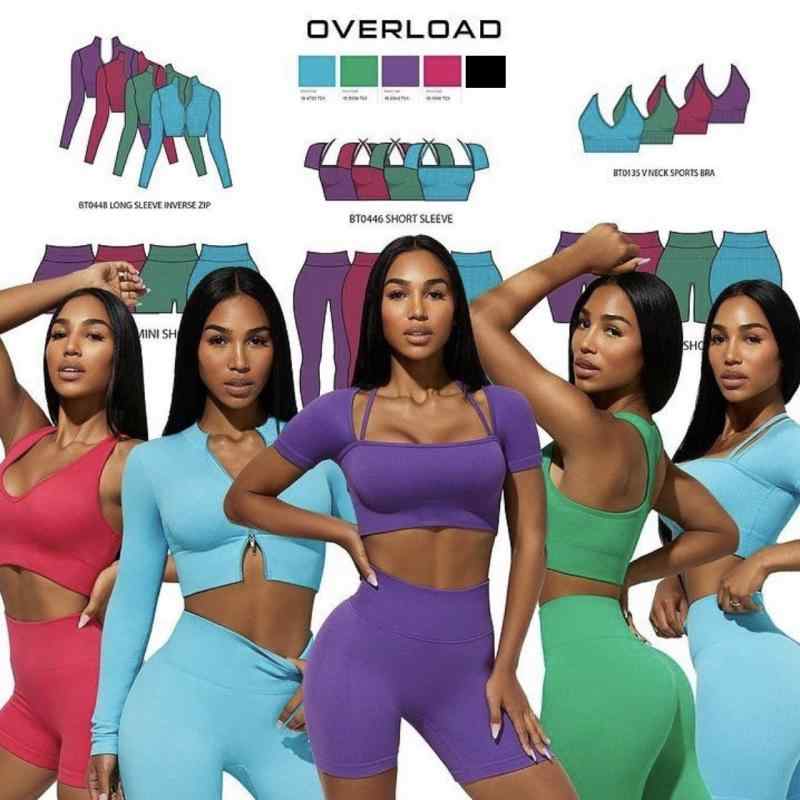 ヨガウェア レディース シームレス スポーツブラ セットアップ ハイウエスト レギンス 吸湿速乾 通気性 伸縮性 トレーニングウェア ジム 運動着 普段使い