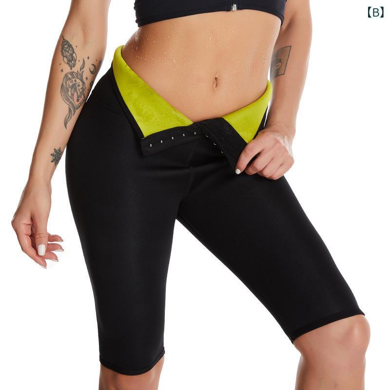 ヨガパンツ レディース 爆汗パンツ 補正下着 スパッツ 九分丈 ハイウエスト 3段ホック 氯丁ゴム 運動着 スポーツウェア トレーニングウェア2