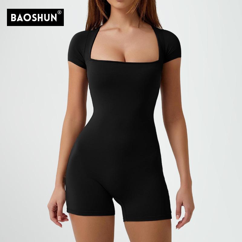 ヨガウェア レディース ノンワイヤー 半袖 スポーツ ロンパース 伸縮性 スポーツウェア ルームウェア 部屋着 トレーニング ピラティス