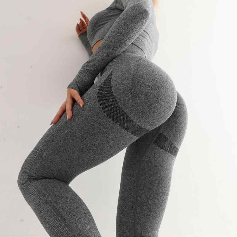 ヨガパンツ レディース 秋冬 接触冷感 シームレス ニット 美尻 ヒップアップ レギンス スポーツ 運動用 パンツ
