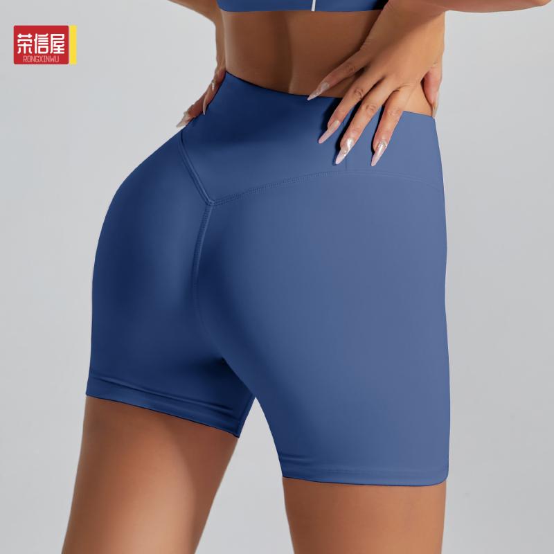 ショートパンツ レディース 高腰 蜜桃ヒップアップ ヨガパンツ スポーツ 短パン スパッツ タイト フィ..