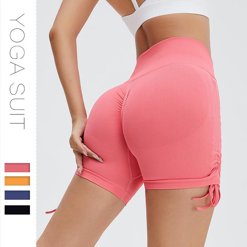 ヨガパンツ レディース ハイウエスト スポーツ ショートパンツ ピーチ ヒップアップ タイト トレーニング フィットネス 吸汗速乾
