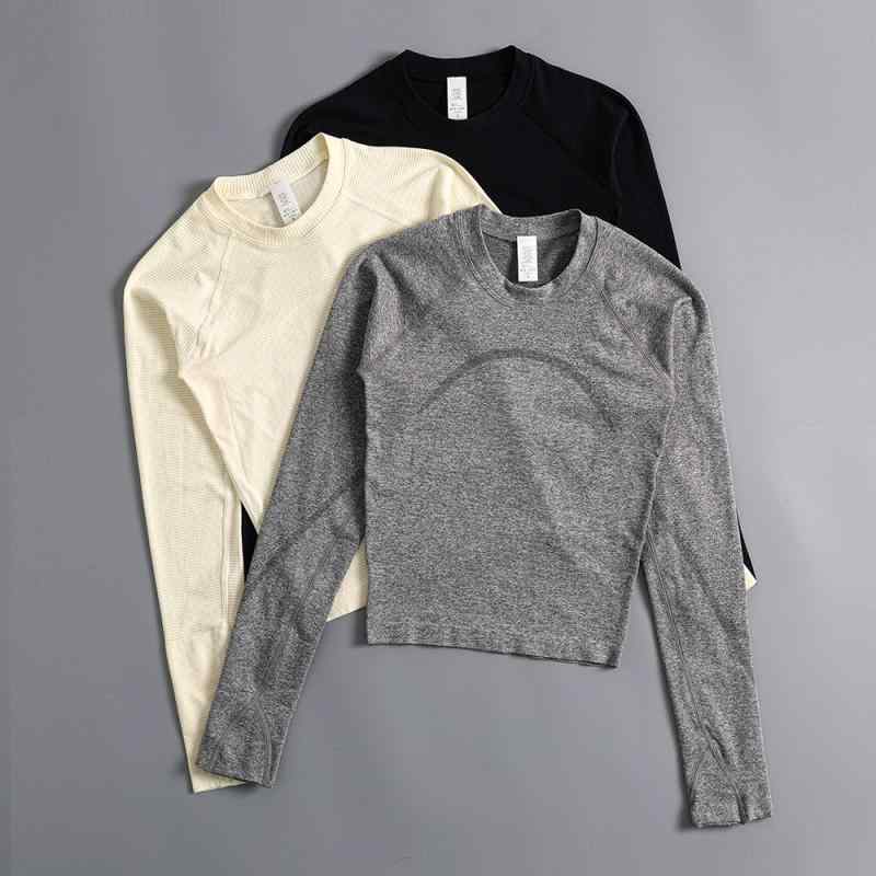 Tシャツ レディース ヨガ トップス 長袖 速乾性 通気性 スポーツ トレーニング フィットネス スリム効果