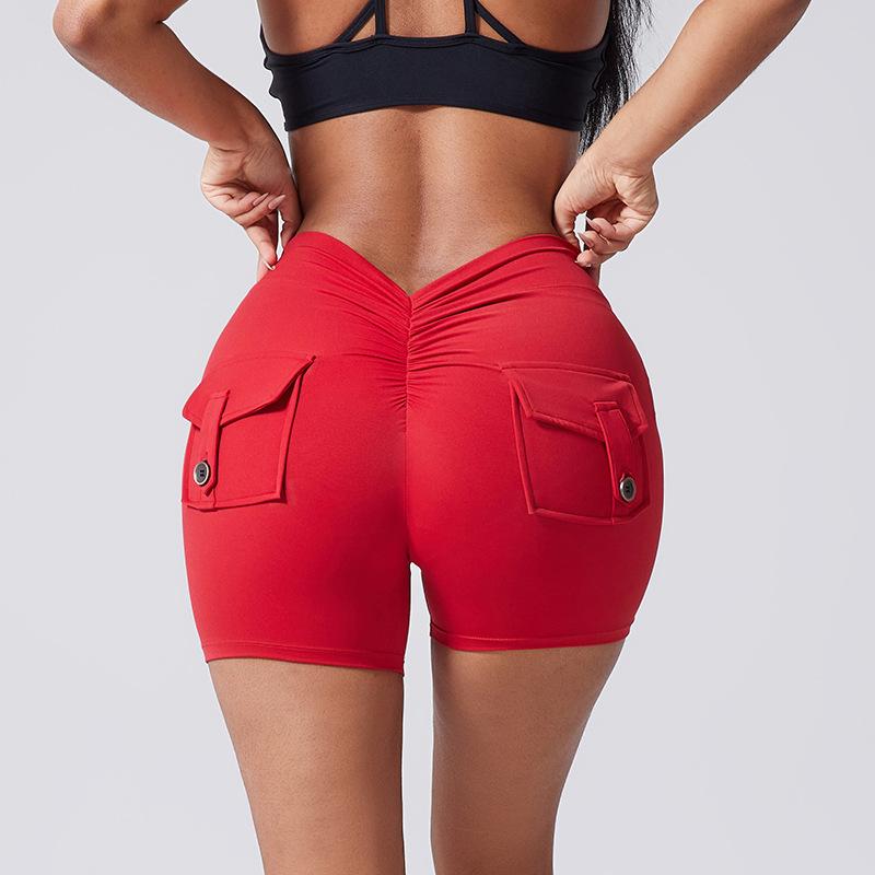 ヨガパンツ レディース ナイロン製 スポーツ用 ランニング 3分丈 ショートパンツ タイト フィットネスパンツ トレーニングウェア