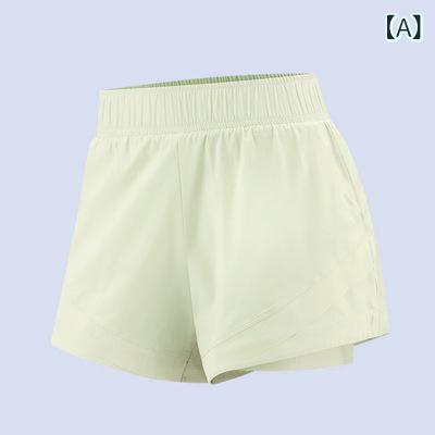 スポーツ ショートパンツ レディース フェイクレイヤード スパッツ ランニング マラソン ヨガ ウェア ジム トレーニング 運動 部屋着 ルームウェア 通気性 軽量 吸湿速乾(4.0)