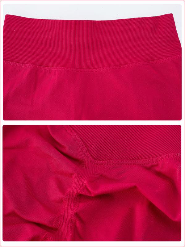 ヨガパンツ レディース ハイウエスト シームレス 速乾 伸縮性 スポーツ レギンス ヨガウェア トレーニングウェア フィットネスパンツ ショートパンツ ピーチヒップ