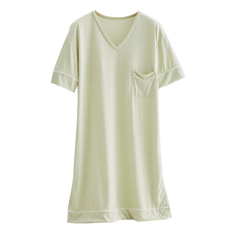 ワンピース レディース 接触冷感 再生繊維 夏 接触冷感 ルームウェア 部屋着 ゆったり かわいい 涼しい..