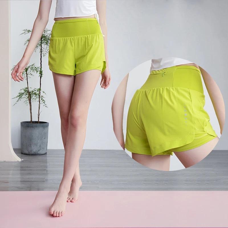 ショートパンツ レディース ヨガパンツ スポーツ 短パン ランニング 防犯 短パン 速乾性 通気性 フェイクレイヤード