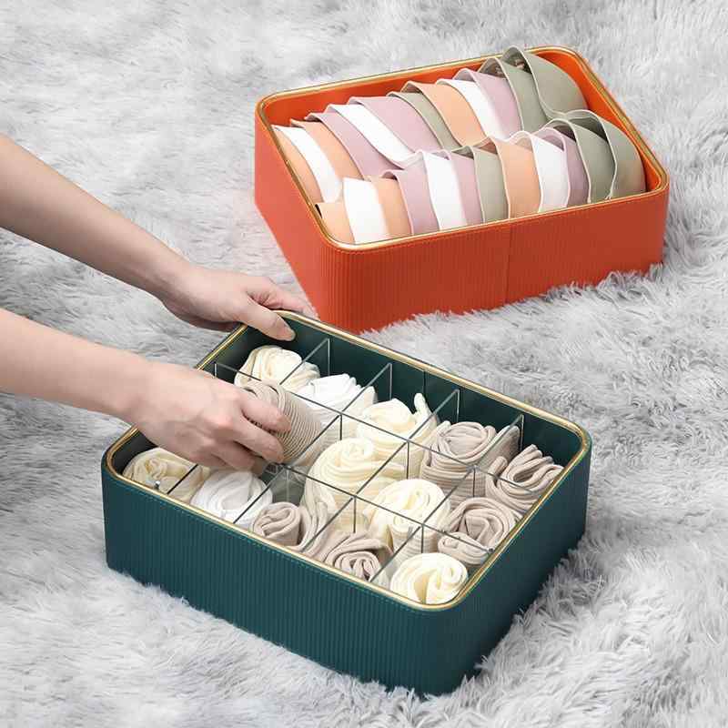 化粧品収納ボックス レディース ソックス 短パン ショーツ 下着 分割収納 クローゼット 整理整頓2