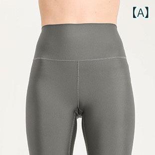 ソファポテトのヨガパンツ レディース 高機能 スパッツ ショートパンツ 高腰 腹部コントロール ヒップアップ 速乾性 ランニング スポーツウェア 伸縮性 接触冷感｜アングル2