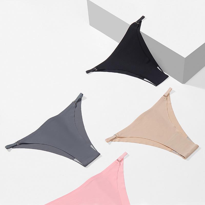 パンツ レディース ショーツ ビキニ 接触冷感 シームレス シンプル ローライズ 女性用 パンティ 快適 インナー 下着2