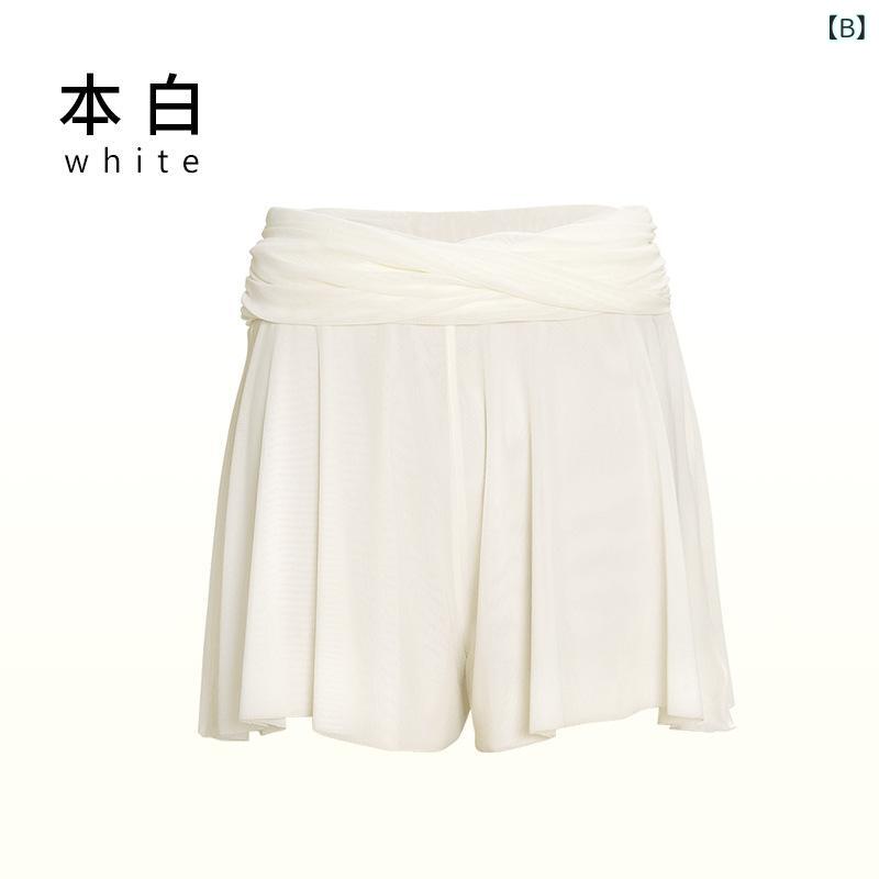 スカート レディース バレエ風 高腰 ナイロン...の紹介画像2