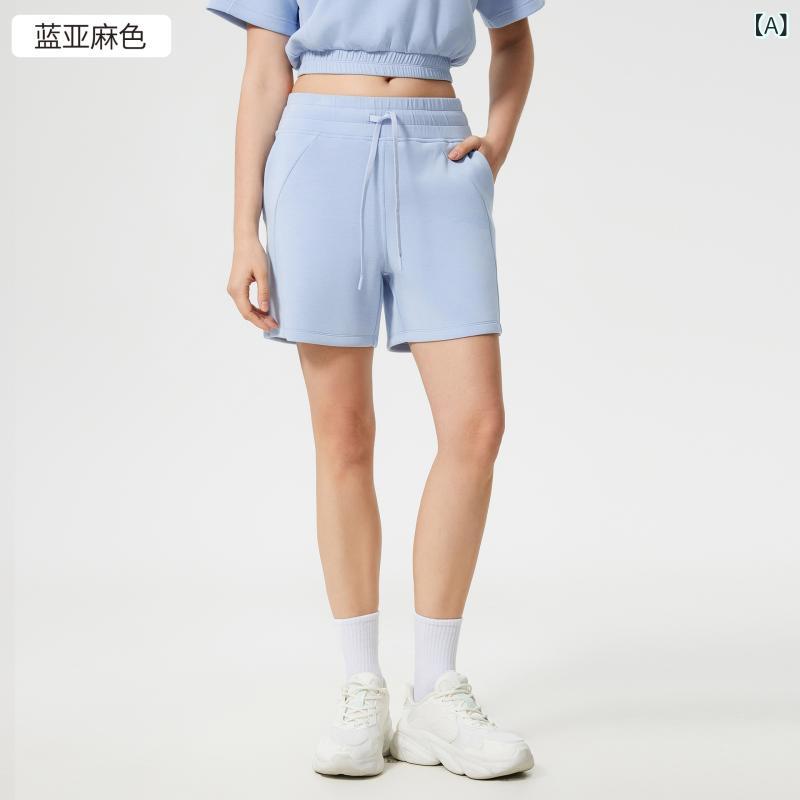 ショートパンツ レディース 薄手 ゆるかわ スポーツパンツ ヨガパンツ ルームウェア 部屋着 ランニング ジム 運動着・製品カテゴリ: 短パン・機能: 通気性・柄: 無地・誤差範囲: 1〜2cm・生地の名称: 綿混紡・生地の組成: ポリエス...