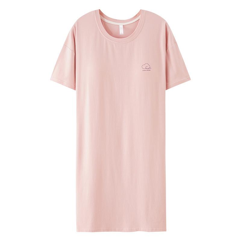 ワンピース レディース 再生繊維 接触冷感 パッド付き 部屋着 ホームウェア ミモレ丈