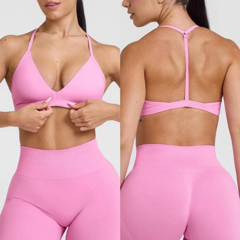 ブラジャー レディース ヨガ スポーツブラ 揺れない 美背 高弾性 通気 速乾 運動用 健身 ワークアウト パッド付き