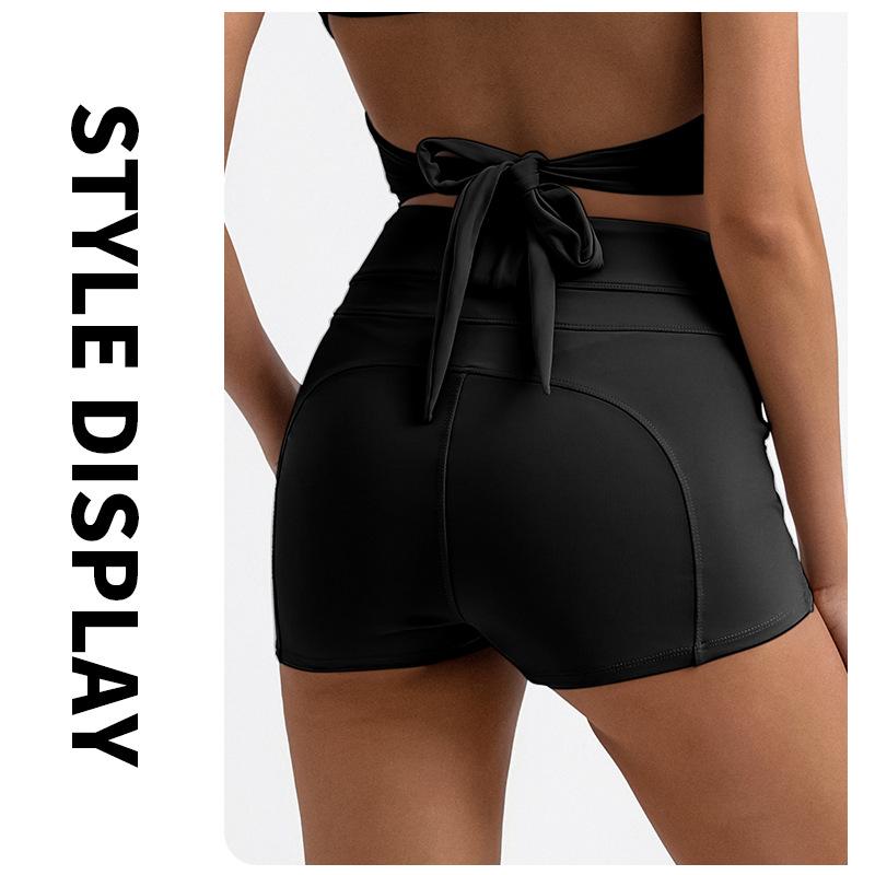 ヨガパンツ レディース ハイウエスト ピーチヒップ ランニング ショートパンツ スポーツ ウェア 高弾性 速乾 ホットパンツ