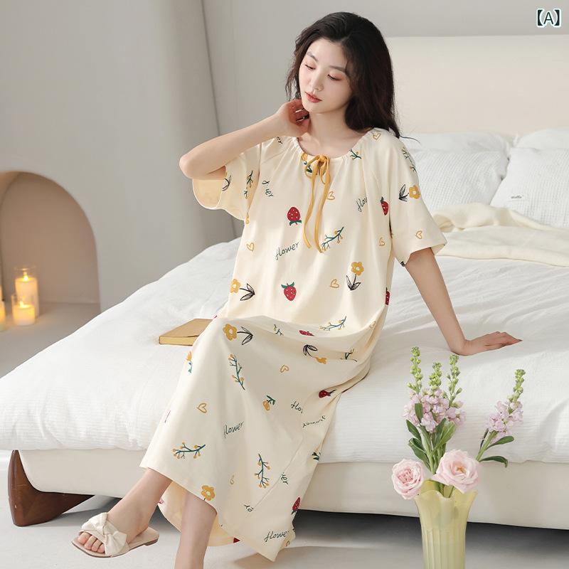 ワンピース レディース 春夏 パジャマ プリンセス風 かわいい 接触冷感 純綿 爽やか 接触冷感 胸パッド付き