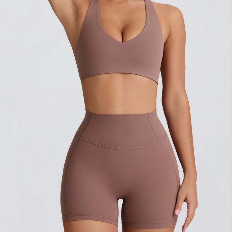 ショートパンツ レディース スポーツ用 ハイウエスト 美尻 接触冷感 通気性 タイト トレーニング ランニング 普段使い