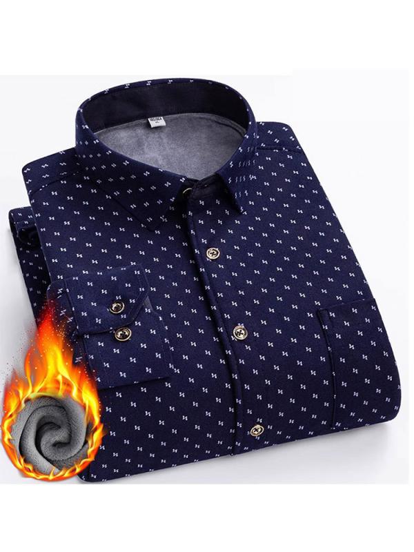 シャツ メンズ 男性用 秋冬 起毛 厚手 両面フリース 暖か 格子柄 チェック柄 ネルシャツ ゆったり カジュアル シニア 大きいサイズ