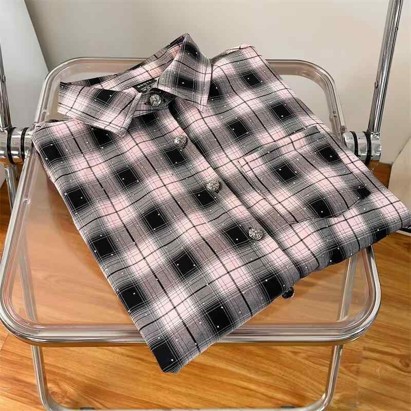 シャツ メンズ 長袖シャツ 格子柄シャツ レトロ アメカジ ゆるい 接触冷感 吸湿速乾 トップス 普段使い