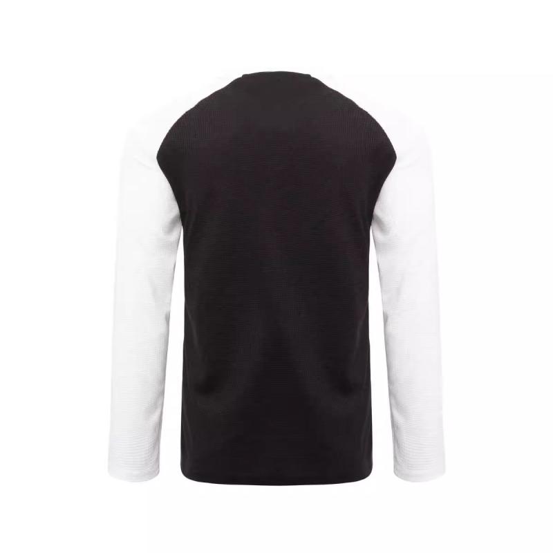 Tシャツ 男性用 大きいサイズ ワッフル 長袖 春秋 メンズ アマゾン カジュアル ラグラン袖