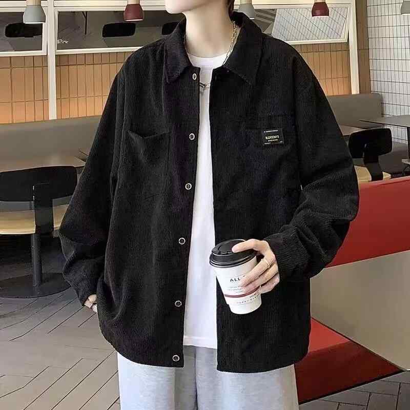 Other - シャツ メンズ 男性用 長袖 コーデュロイ 春物 トップス 港風 日本風 ゆったり ジャケット アウター