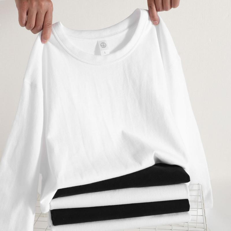Tシャツ メンズ 男性用 長袖 300g ヘビーウェイト コットン アメリカン カジュアル インナー トップス 春 春秋 リラックス ルーズ