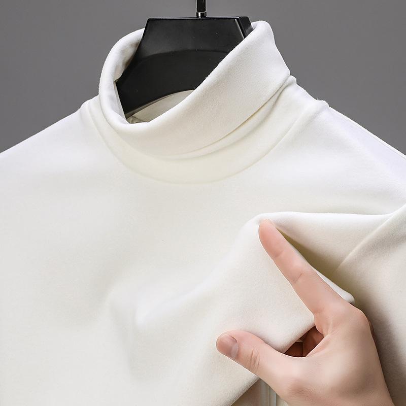 Rakuten - Tシャツ メンズ 男性用 タートルネック 裏起毛 あったか インナー 無地 シンプル 防寒
