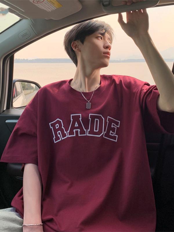 海外俱乐部（葡萄牙） - Tシャツ 男性用 半袖 トップス アメカジ レトロ 綿 カットソー おしゃれ カジュアル 春夏