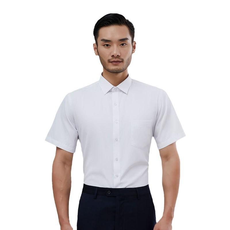 Long-Sleeve （Shape Holding） - シャツ メンズ 男性用 半袖 トップス 夏物 フォーマル カジュアル ビジネス オフィス 普段使い 作業着 シンプル2