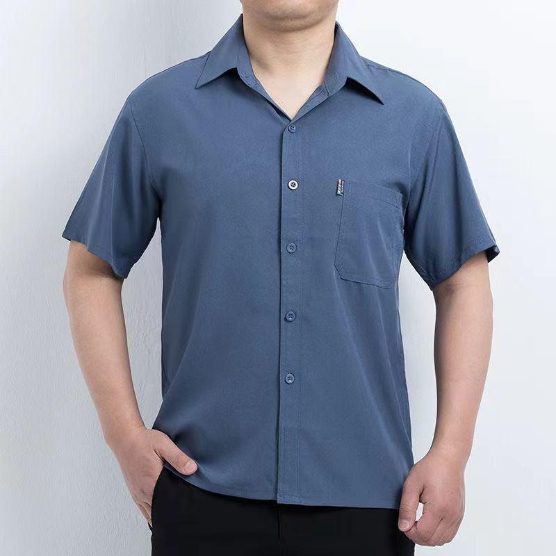 シャツ 男性用 綿 半袖 シャツ トップス 夏 60代 普段使い 部屋着