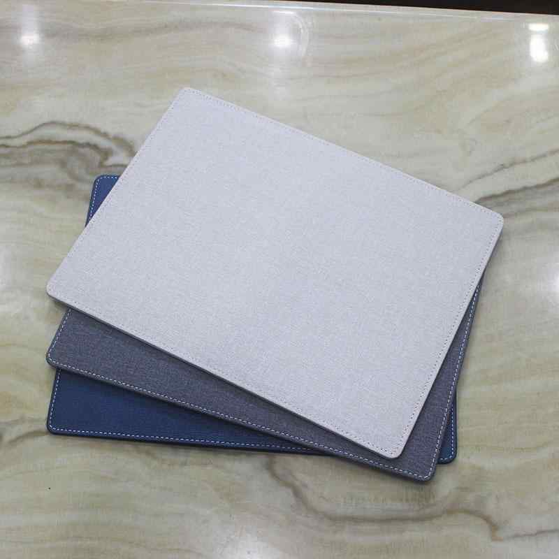 テーブルマット 鍋敷き コースター レザー 断熱 防水 滑り止め 欧風 スクエア 食器マット ランチョンマット2