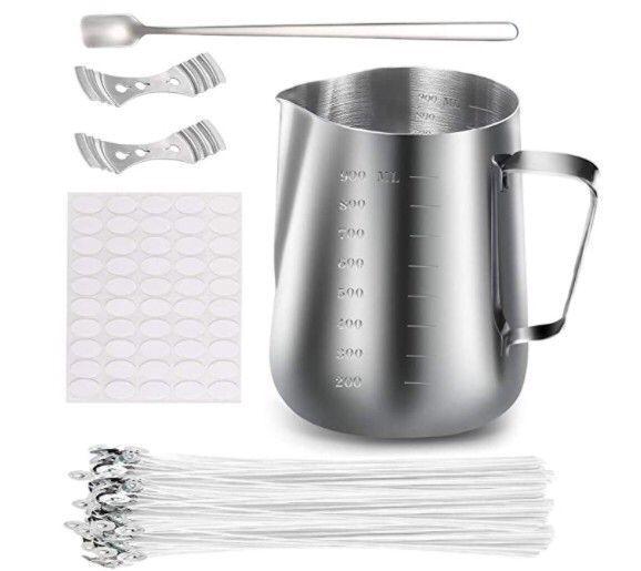 キャンドル 道具 セット アロマキャンドル 制作 キット 溶解 ワックスウォーマー 溶解ポット 断熱 パッド 防熱 コースター付き2