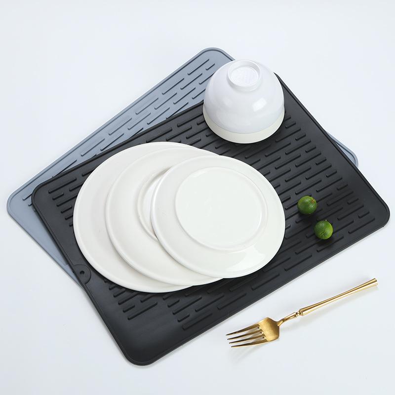 テーブルマット ドリンクマット 水切りマット カウンターマット 業務 滤隔水 隔熱 防水 滑り止め ラバー コースター カップマット ランチョンマット2