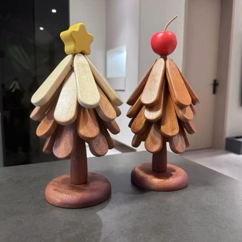 テーブルマット テーブル装飾品 クリスマスツリー ホーム 卓上 断熱 耐熱 カップ置き