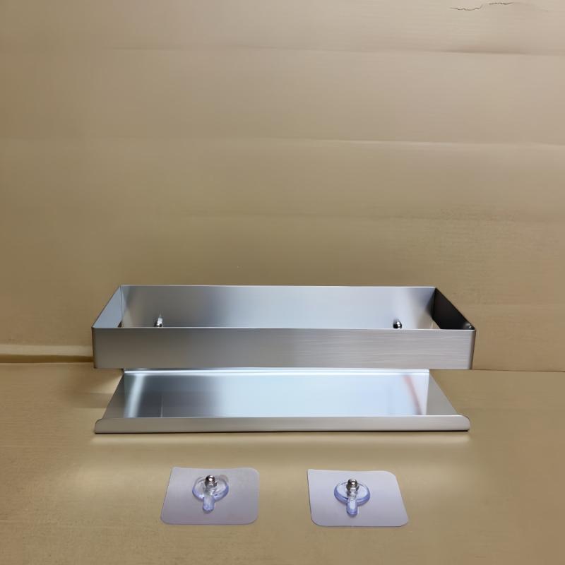 浴室 ラック 304 ステンレス製 壁掛け棚 2way 穴あけ不要 お風呂 洗面所 収納棚 整理棚