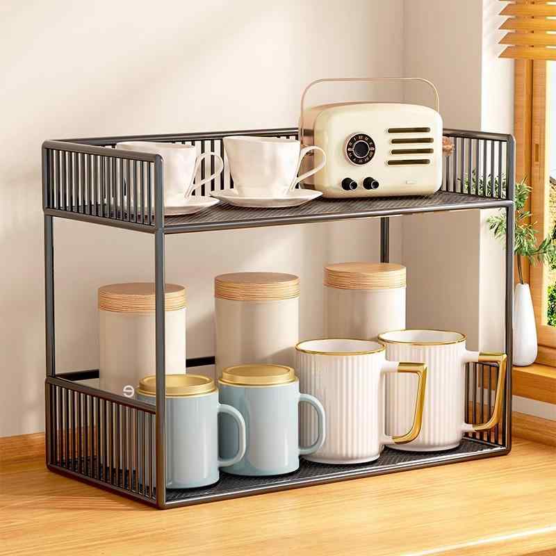 棚 グラス カップ 収納 ラック デスク 水筒 茶碗 コーヒーカップ 整理 茶托 茶室 食卓