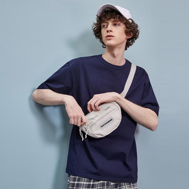 Tシャツ 男性用 高街 半袖 綿 カップル 男女兼用 ゆったり トップス アンダーシャツ プリント 春夏