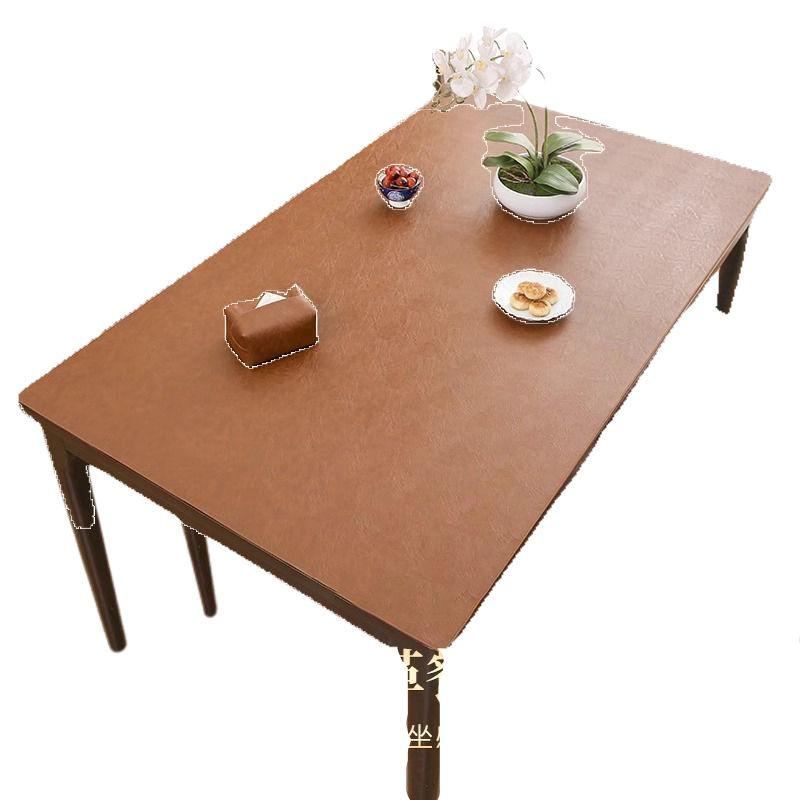 テーブルマット レザー 防水 防油 撥水 断熱 食卓マット 茶卓 デスクマット 保護マット 豪華感 赭石