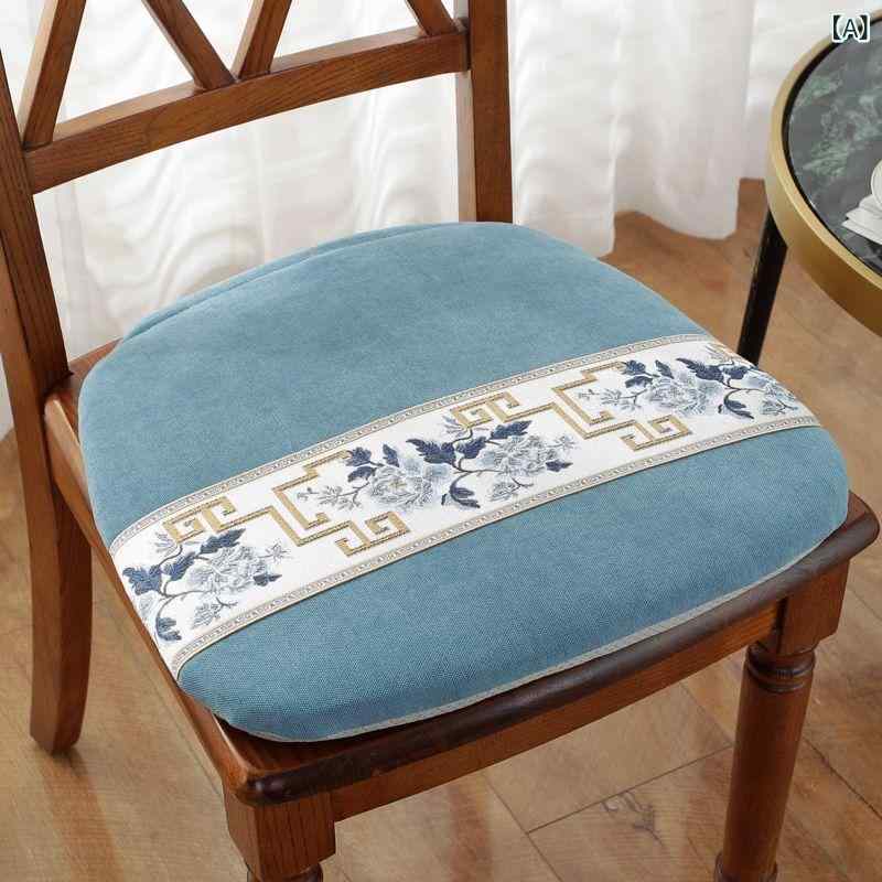 座布団 木製 椅子用 馬蹄形 ホーム キッチン ダイニング チェアパッド 滑り止め 厚手 クッション