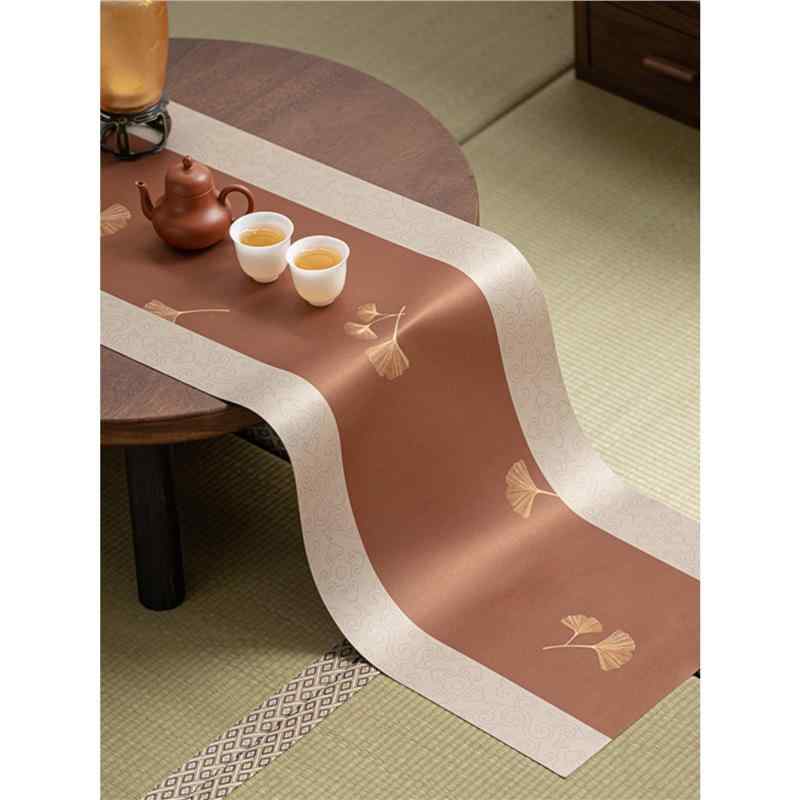 テーブルクロス 錦織 テーブルランナー 茶席 防水 禅意 茶几 チャイナテーブル 無地 テーブルマット 豪華感