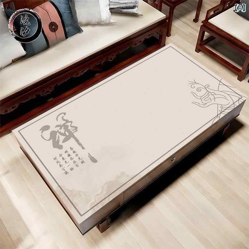 茶托 テーブルクロス リビング 防水 防油 洗える 断熱 テーブルマット デスク保護マット 禅意 和風